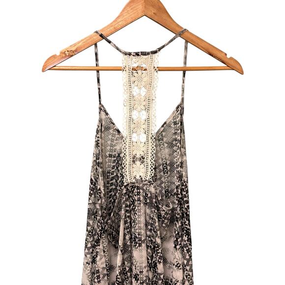 ForCynthia‎ Beachwear Cover-Up Medium Sheer White Tunic Dress Boho Resortwear - Picture 10 of 11
